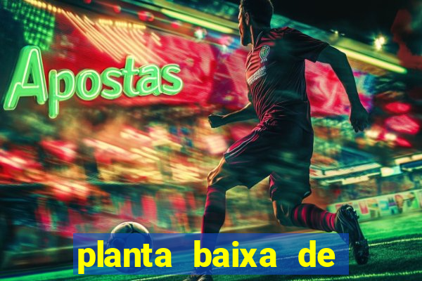 planta baixa de campo de futebol society